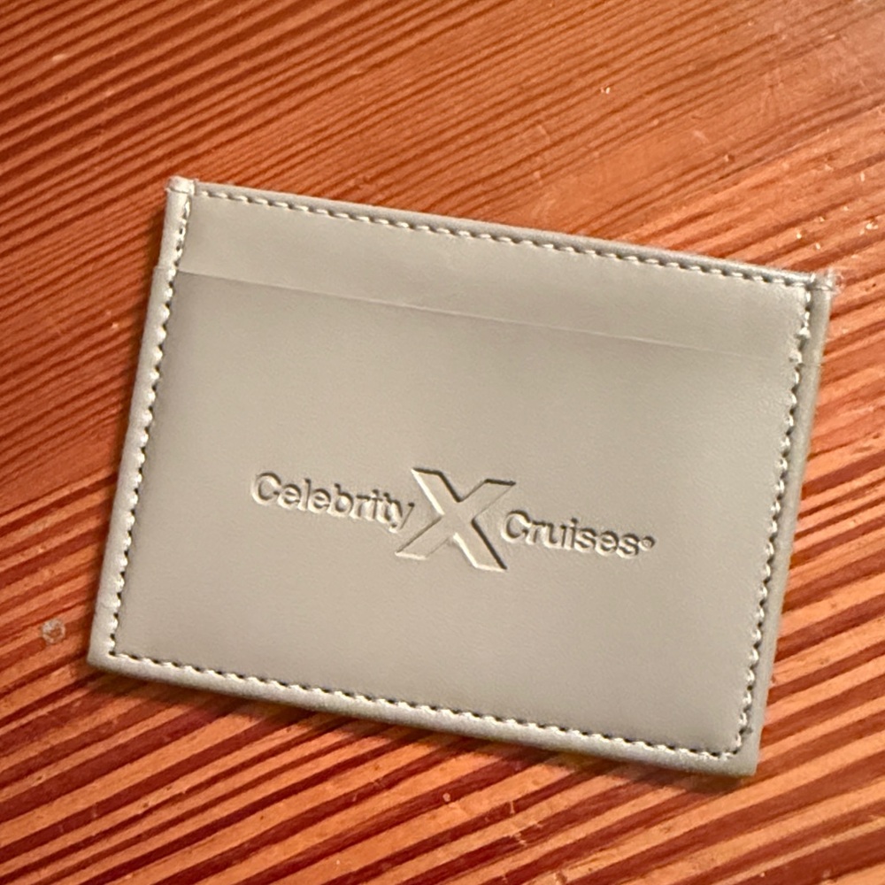 Celebrity Cruises Gray Card Holder